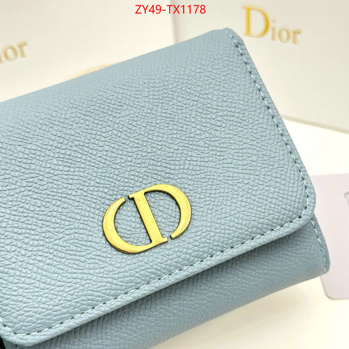 Dior Bags(4A)-Wallet- where to buy replicas ID: TX1178 $: 49USD,