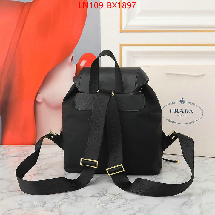 Prada Bags (4A)-Backpack- top designer replica ID: BX1897 $: 109USD,