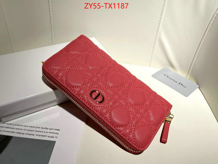 Dior Bags(4A)-Wallet- fake high quality ID: TX1187 $: 55USD,