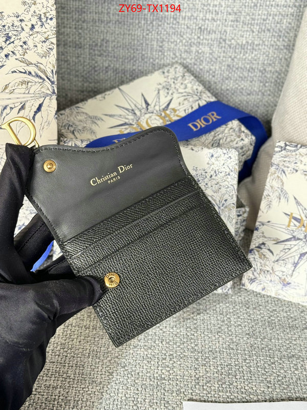 Dior Bags(4A)-Wallet- the best ID: TX1194 $: 69USD,