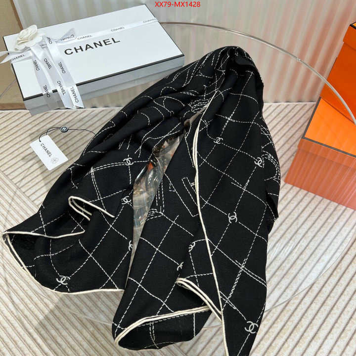 Scarf-Chanel where can i buy the best quality ID: MX1428 $: 79USD