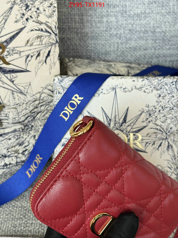 Dior Bags(4A)-Wallet- where should i buy to receive ID: TX1191 $: 95USD,