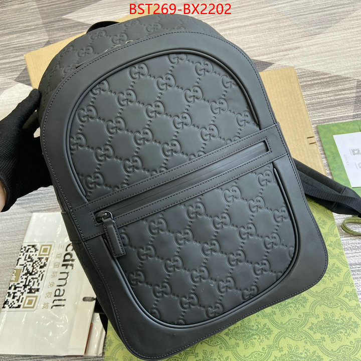 Gucci Bags(TOP)-Backpack- fake aaaaa ID: BX2202 $: 269USD