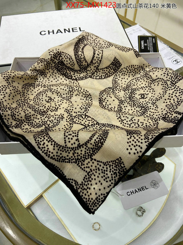 Scarf-Chanel fashion designer ID: MX1423 $: 75USD