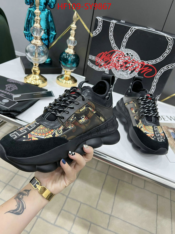 Men Shoes-Versace designer 1:1 replica ID: SY9867 $: 109USD