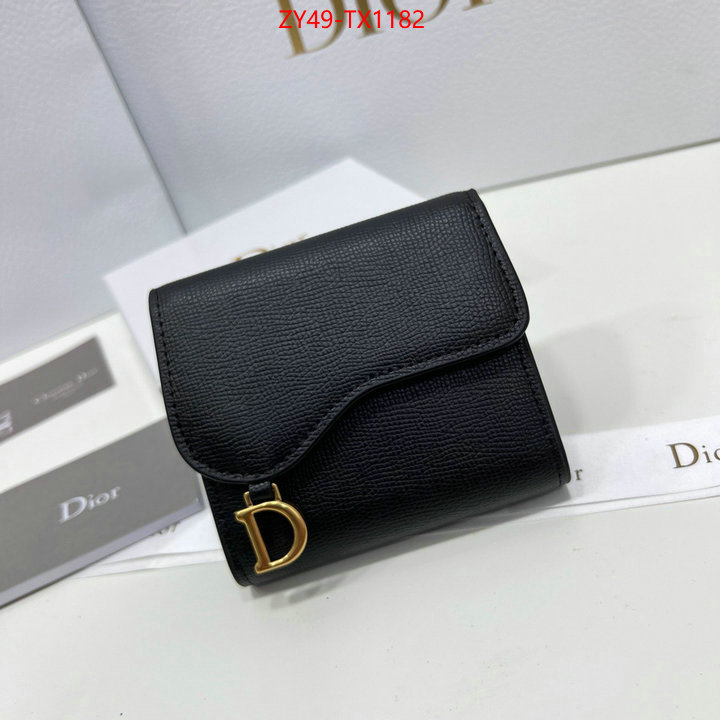 Dior Bags(4A)-Wallet- high quality 1:1 replica ID: TX1182 $: 49USD,