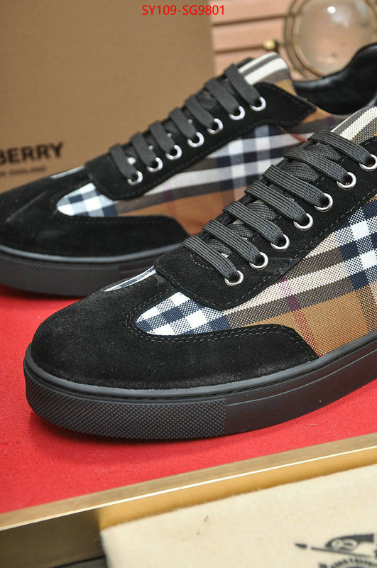 Men Shoes-Burberry top quality replica ID: SG9801 $: 109USD