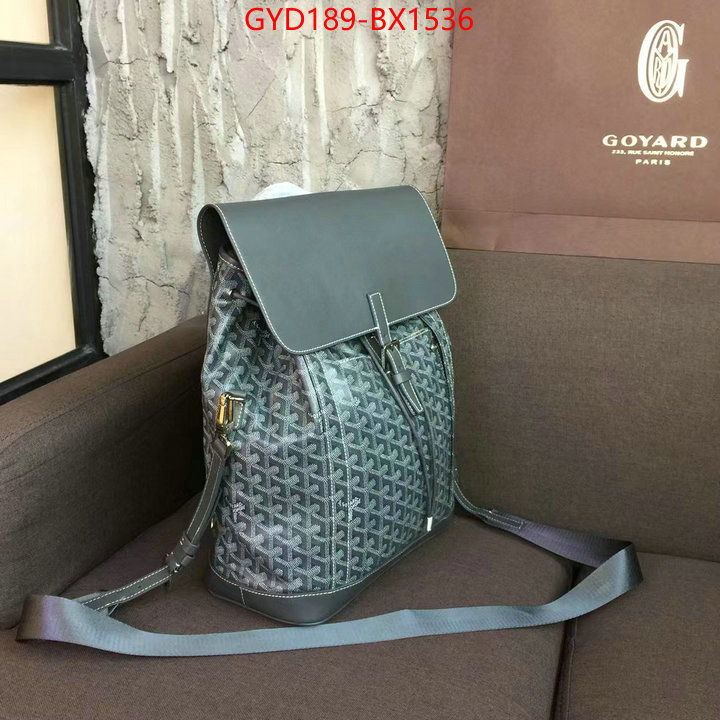 Goyard Bags(4A)-Backpack- where can you buy replica ID: BX1536 $: 189USD,