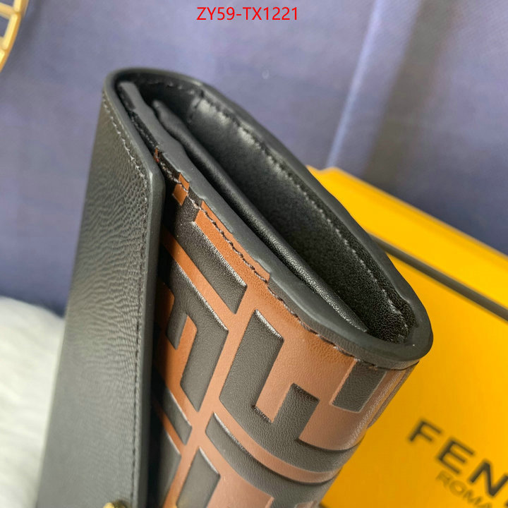 Fendi Bags(4A)-Wallet- 1:1 replica wholesale ID: TX1221 $: 59USD,