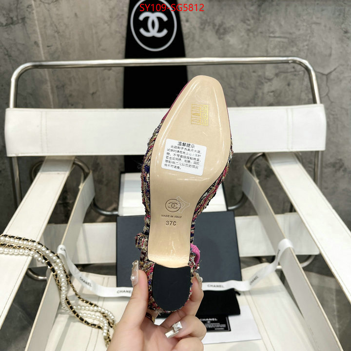 Women Shoes-Chanel fake designer ID: SG5812 $: 109USD