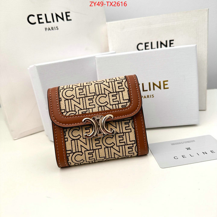 CELINE Bags(4A)-Wallet at cheap price ID: TX2616 $: 49USD,