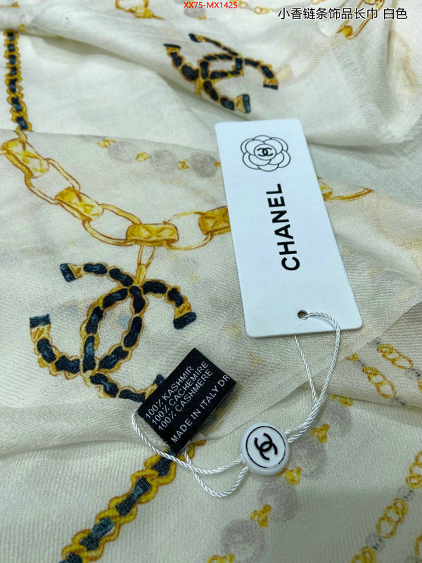 Scarf-Chanel how to buy replica shop ID: MX1425 $: 75USD