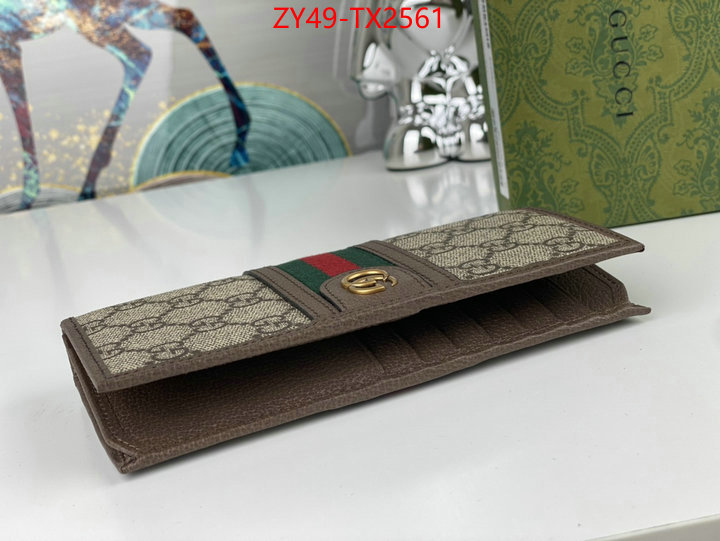 Gucci Bags(4A)-Wallet- best site for replica ID: TX2561 $: 49USD,