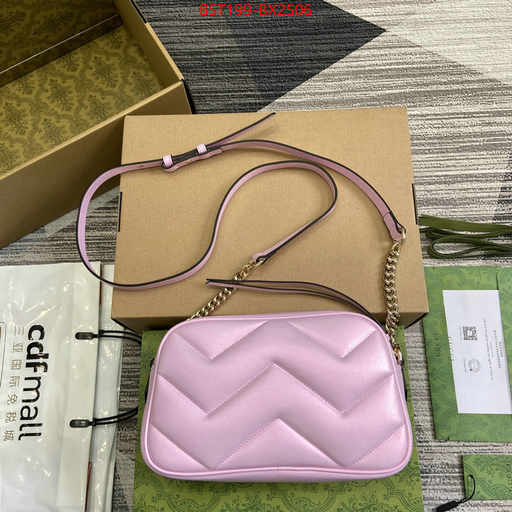 Gucci Bags(TOP)-Marmont best luxury replica ID: BX2506 $: 199USD,