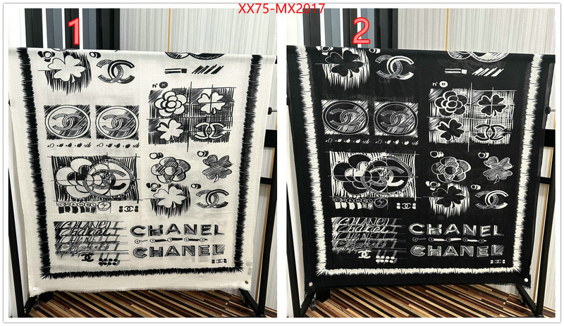 Scarf-Chanel luxury cheap ID: MX2017 $: 75USD