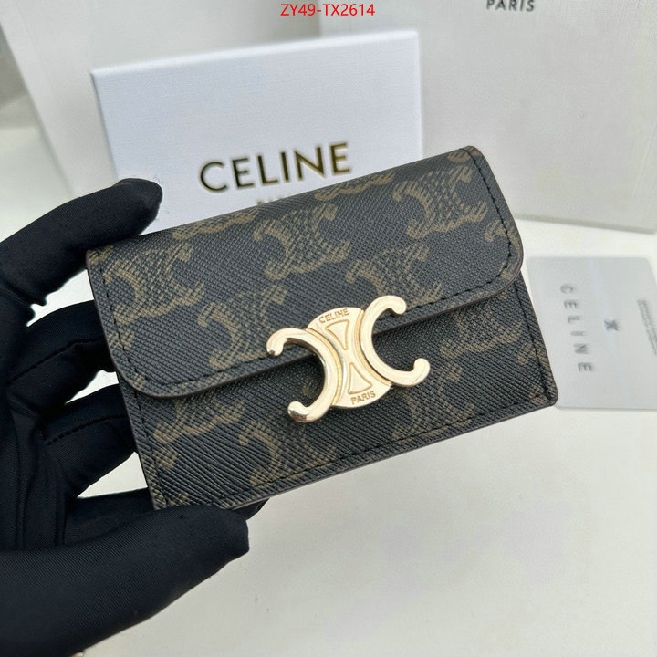 CELINE Bags(4A)-Wallet top fake designer ID: TX2614 $: 49USD,