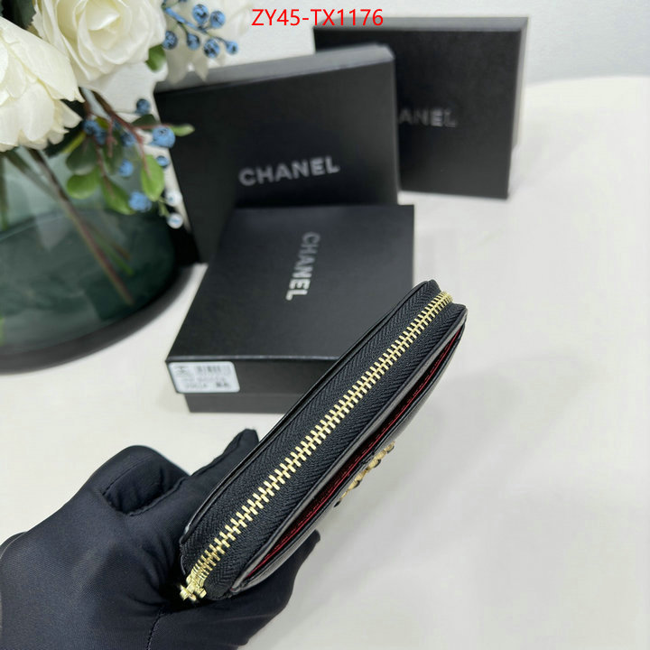 Chanel Bags(4A)-Wallet- for sale cheap now ID: TX1176 $: 45USD,