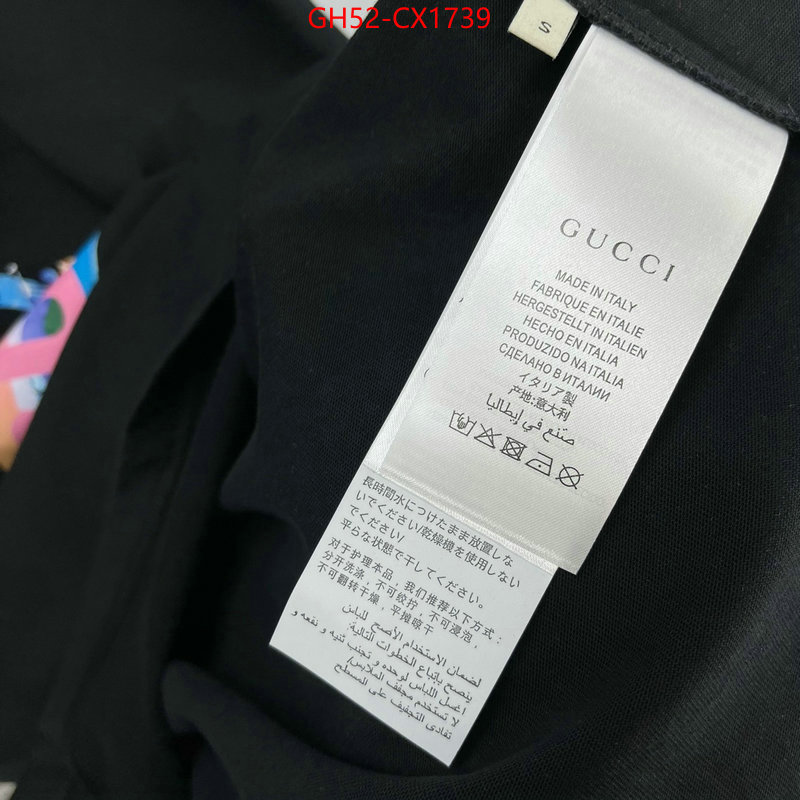 Clothing-Gucci can you buy knockoff ID: CX1739 $: 52USD