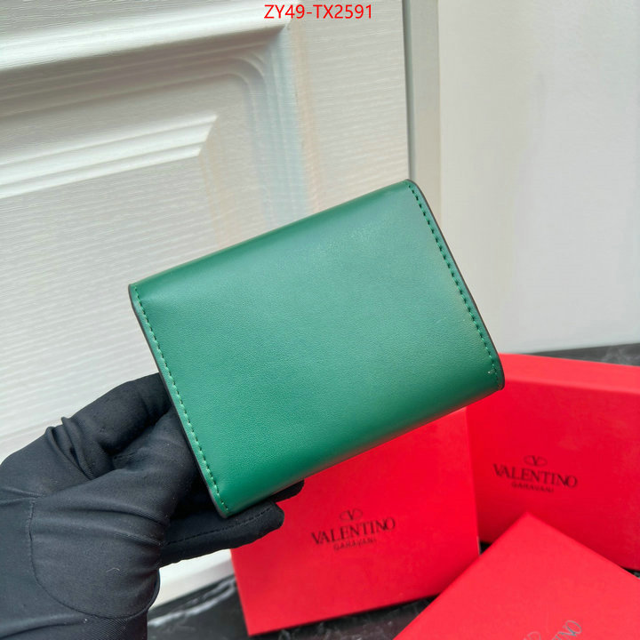 Valentino Bags(4A)-Wallet unsurpassed quality ID: TX2591 $: 49USD,