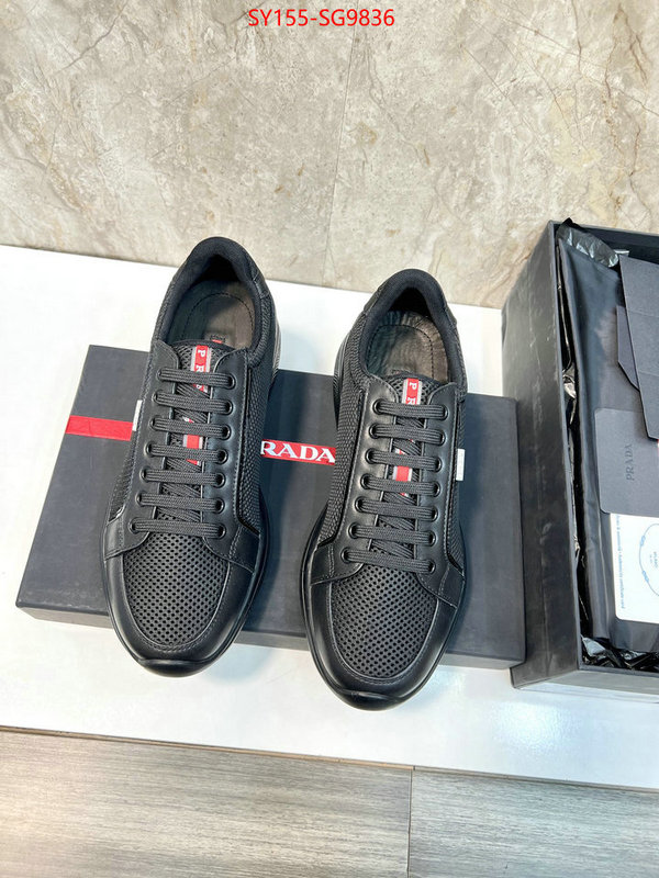 Men shoes-Prada 1:1 replica wholesale ID: SG9836 $: 155USD