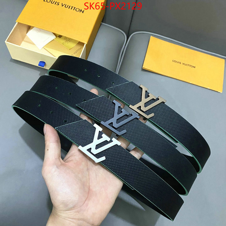 Belts-LV fashion designer ID: PX2129 $: 65USD