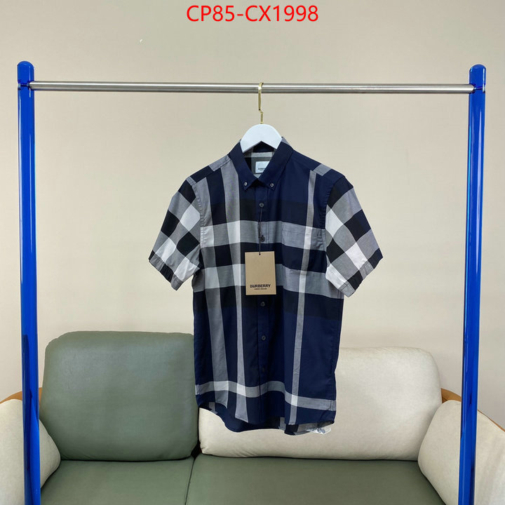 Clothing-Burberry highest product quality ID: CX1998 $: 85USD