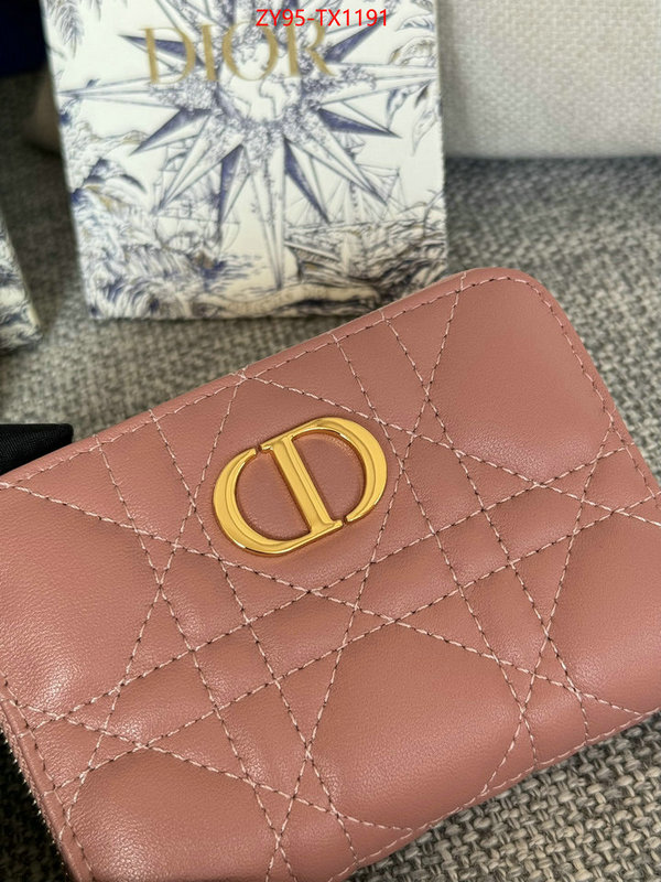 Dior Bags(4A)-Wallet- where should i buy to receive ID: TX1191 $: 95USD,