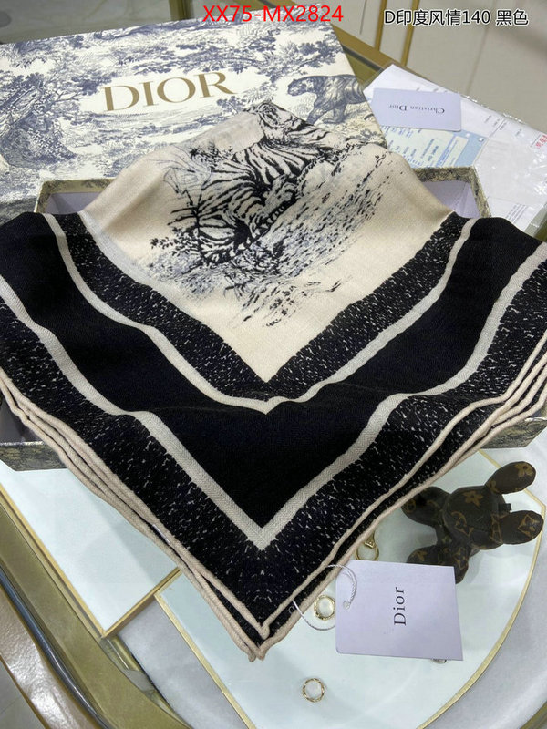 Scarf-Dior found replica ID: MX2824 $: 75USD