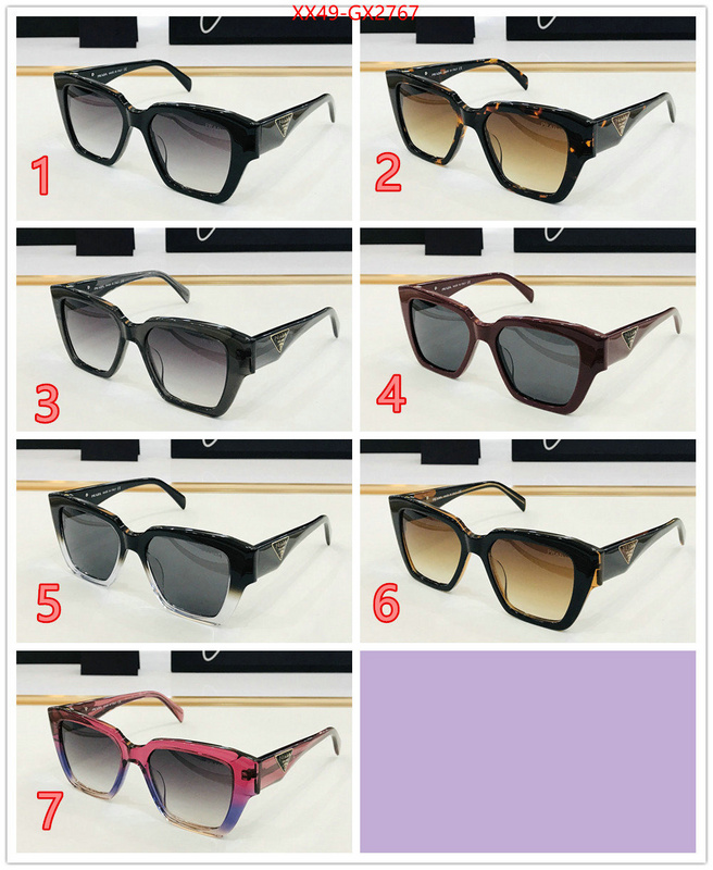 Glasses-Prada what 1:1 replica ID: GX2767 $: 49USD