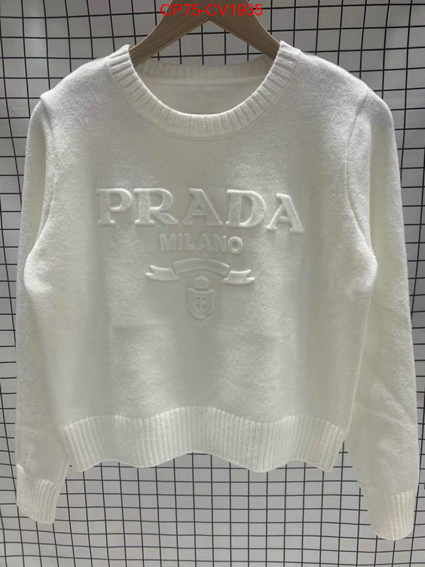 Clothing-Prada sale ID: CV1935 $: 75USD