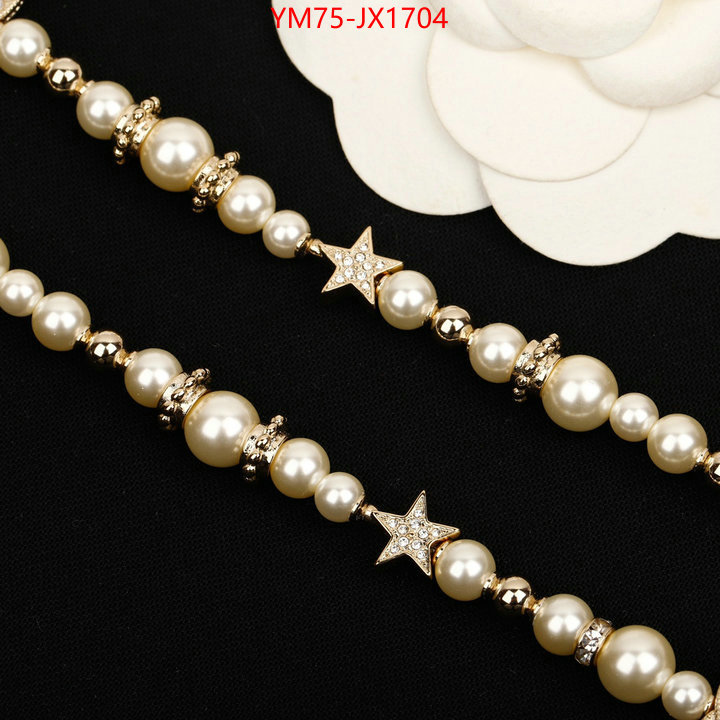 Jewelry-Chanel shop the best high authentic quality replica ID: JX1704 $: 75USD