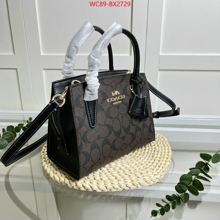 Coach Bags(4A)-Diagonal website to buy replica ID: BX2729 $: 89USD,