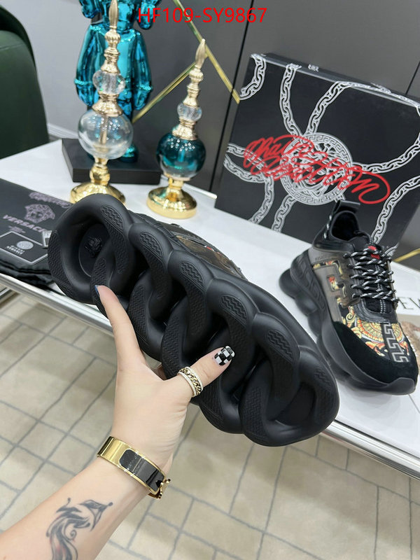 Men Shoes-Versace designer 1:1 replica ID: SY9867 $: 109USD