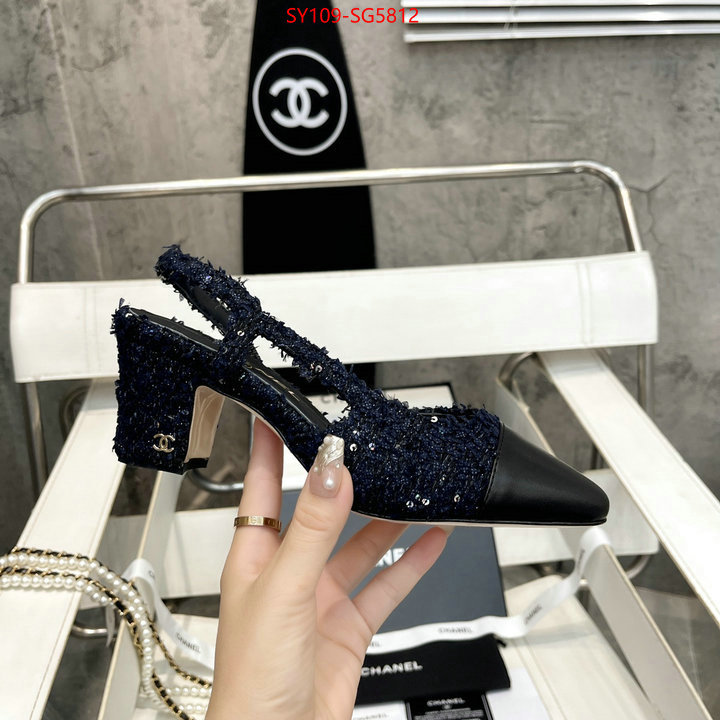 Women Shoes-Chanel fake designer ID: SG5812 $: 109USD