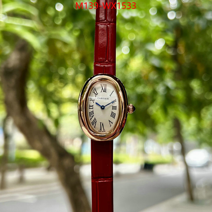 Watch(4A)-Cartier highest quality replica ID: WX1533 $: 139USD