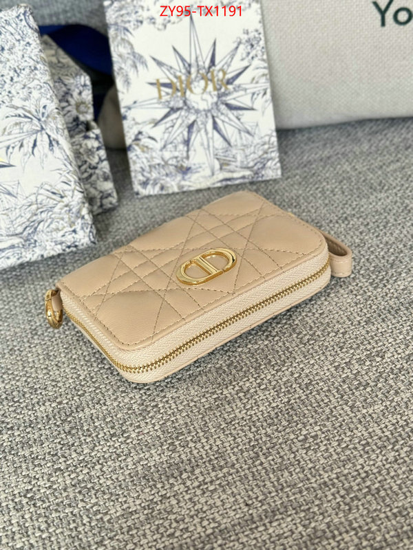 Dior Bags(4A)-Wallet- where should i buy to receive ID: TX1191 $: 95USD,