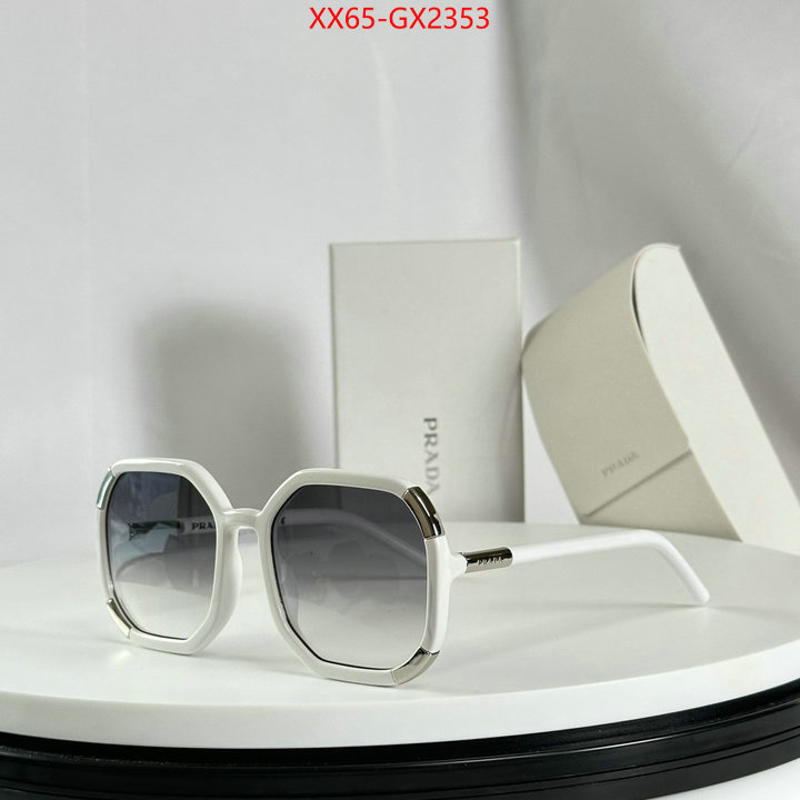 Glasses-Prada sell online luxury designer ID: GX2353 $: 65USD