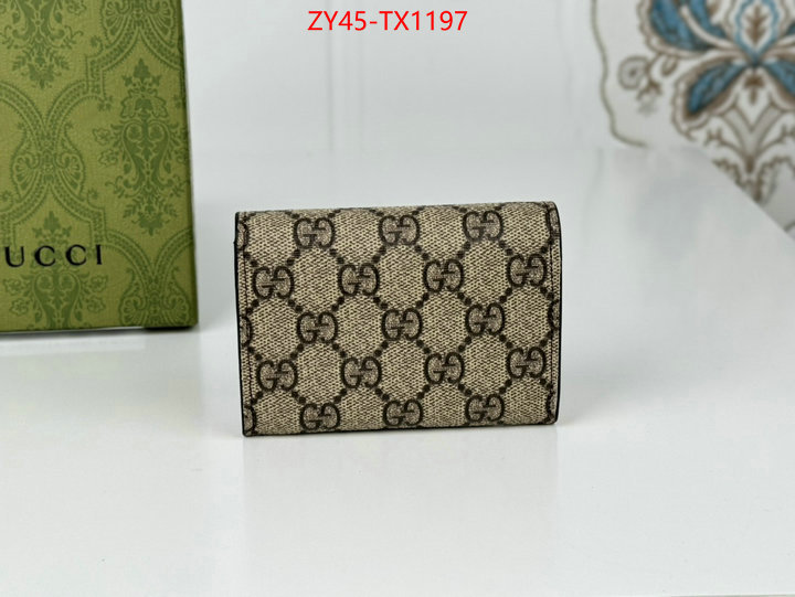 Gucci Bags(4A)-Wallet- perfect ID: TX1197 $: 45USD,