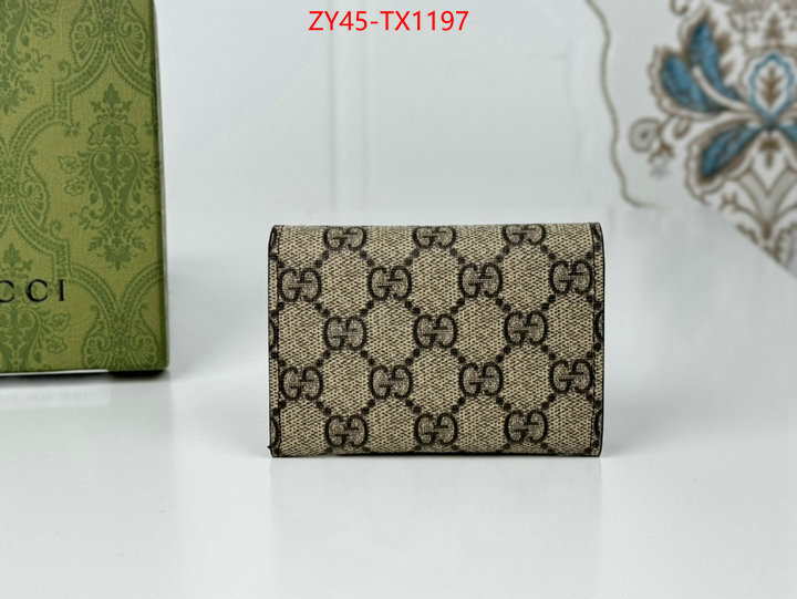 Gucci Bags(4A)-Wallet- perfect ID: TX1197 $: 45USD,