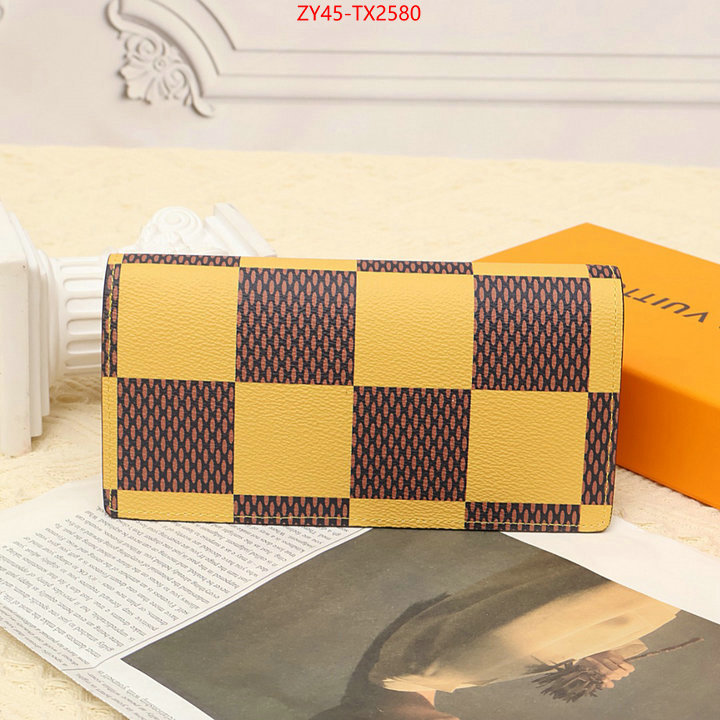 LV Bags(4A)-Wallet high quality online ID: TX2580 $: 45USD,