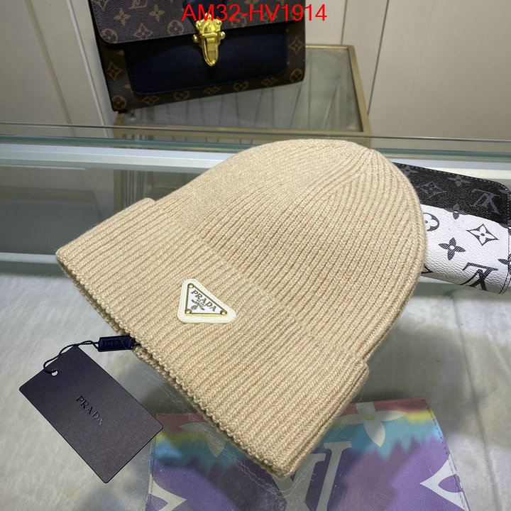 Cap (Hat)-Prada top brands like ID: HV1914 $: 32USD