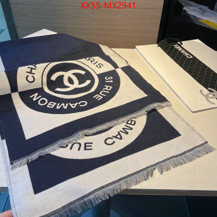 Scarf-Chanel where to buy high quality ID: MX2941 $: 55USD