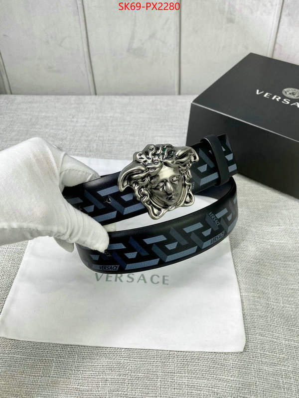 Belts-Versace luxury fashion replica designers ID: PX2280 $: 69USD