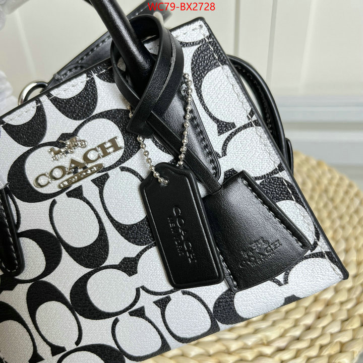 Coach Bags(4A)-Diagonal fake cheap best online ID: BX2728 $: 79USD,