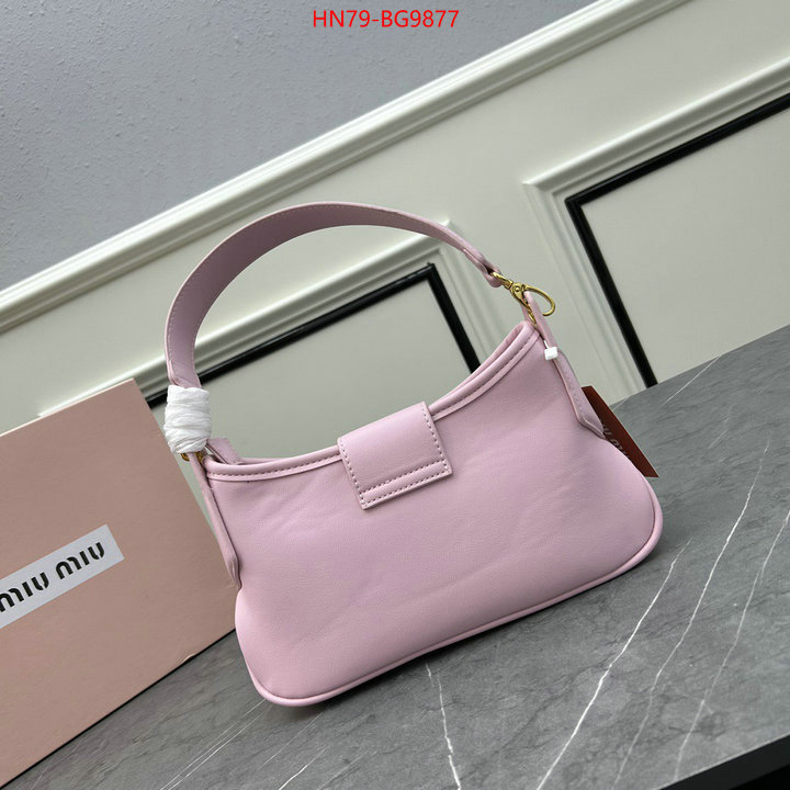 Miu Miu Bags(4A)-Handbag- shop designer replica ID: BG9877 $: 79USD,