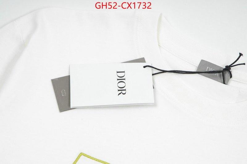 Clothing-Dior designer fake ID: CX1732 $: 52USD