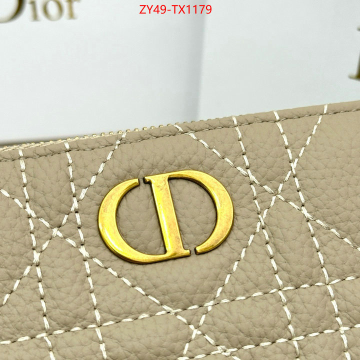 Dior Bags(4A)-Wallet- can i buy replica ID: TX1179 $: 49USD,