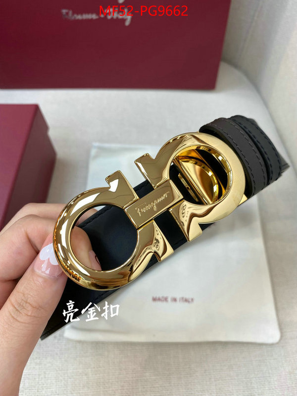 Belts-Ferragamo top quality fake ID: PG9662 $: 52USD