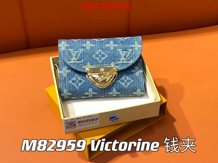 LV Bags(TOP)-Wallet top designer replica ID: TG9721 $: 89USD,