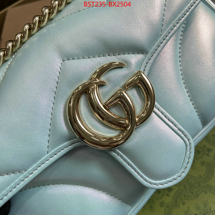 Gucci Bags(TOP)-Marmont designer fake ID: BX2504 $: 235USD,